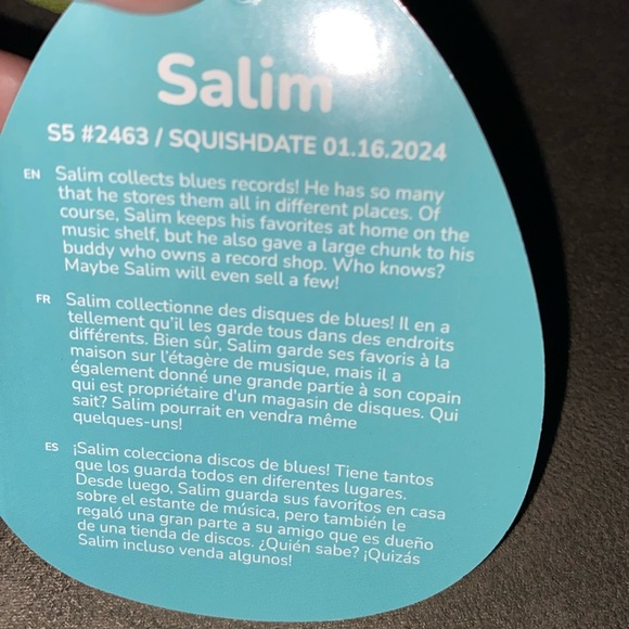 Squishmallows Salim the pickle with hat - Picture 4 of 4